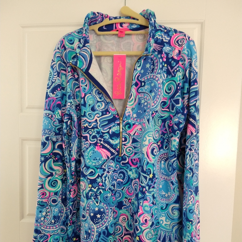 Lilly Pulitzer Ruffle Collar Skipper Dress NWT L
